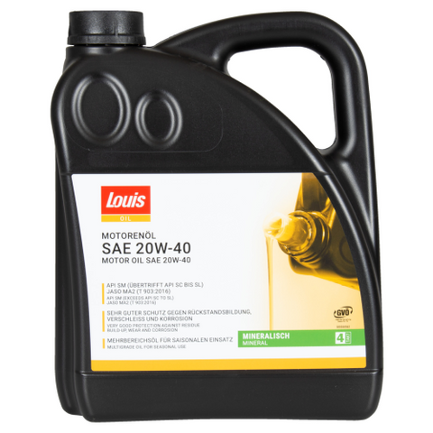HUILE MOTO 20W40 MINERALE